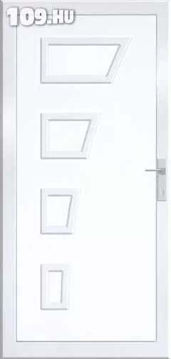 Belinda fehér bejárati ajtó, tömör panel Békéscsaba